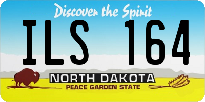 ND license plate ILS164