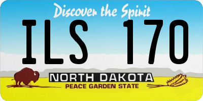ND license plate ILS170