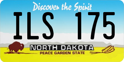 ND license plate ILS175