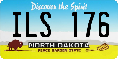 ND license plate ILS176