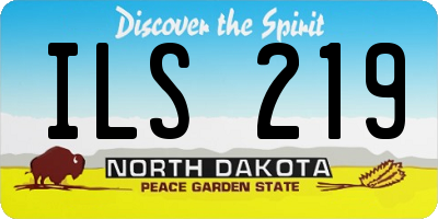 ND license plate ILS219