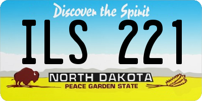 ND license plate ILS221