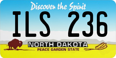 ND license plate ILS236