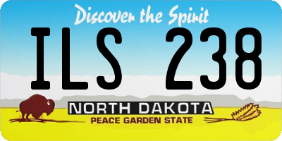 ND license plate ILS238