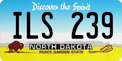 ND license plate ILS239