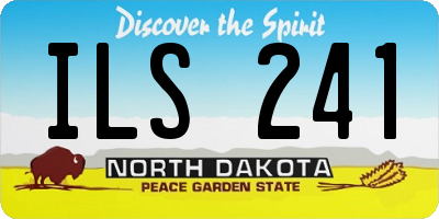 ND license plate ILS241