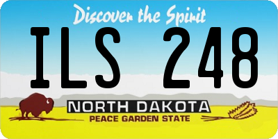 ND license plate ILS248