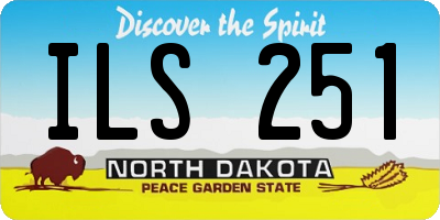 ND license plate ILS251