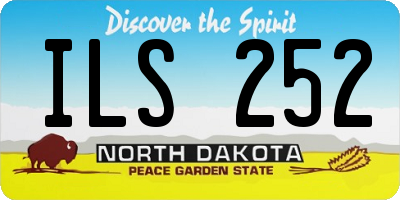ND license plate ILS252