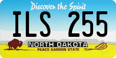 ND license plate ILS255