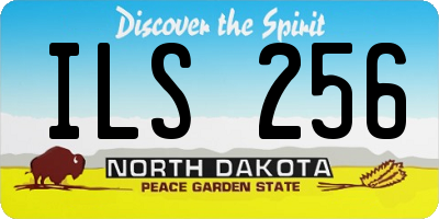ND license plate ILS256