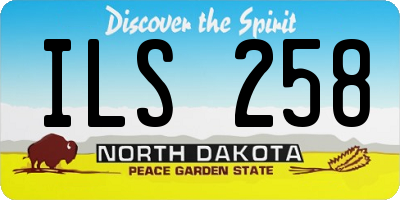 ND license plate ILS258