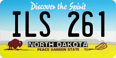 ND license plate ILS261