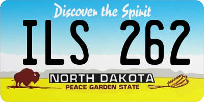 ND license plate ILS262