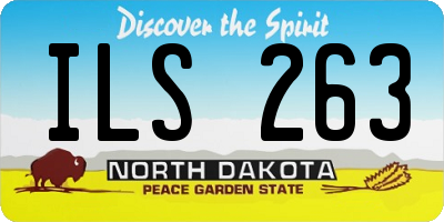 ND license plate ILS263