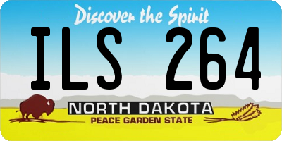 ND license plate ILS264