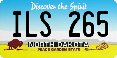 ND license plate ILS265