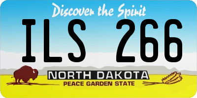 ND license plate ILS266