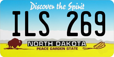 ND license plate ILS269