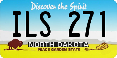 ND license plate ILS271