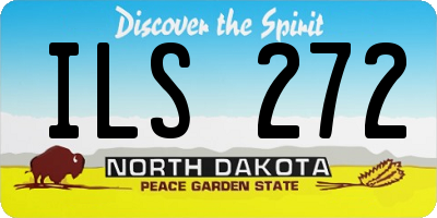 ND license plate ILS272