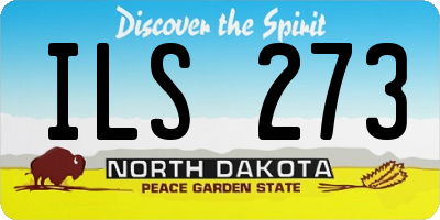 ND license plate ILS273
