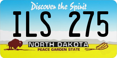 ND license plate ILS275