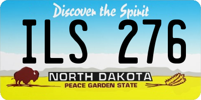 ND license plate ILS276
