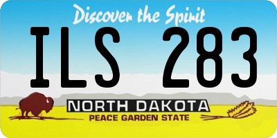ND license plate ILS283
