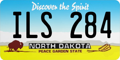 ND license plate ILS284