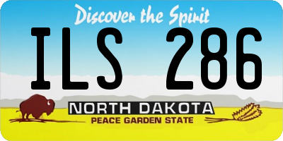 ND license plate ILS286