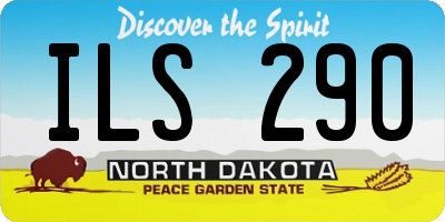ND license plate ILS290
