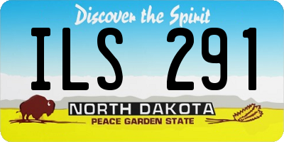 ND license plate ILS291