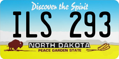 ND license plate ILS293