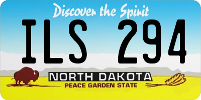 ND license plate ILS294