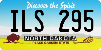 ND license plate ILS295