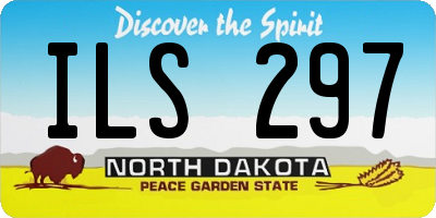 ND license plate ILS297