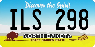 ND license plate ILS298