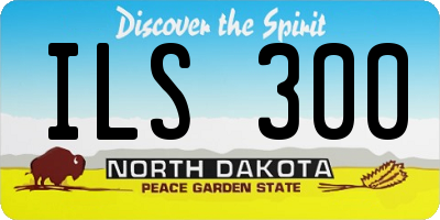 ND license plate ILS300