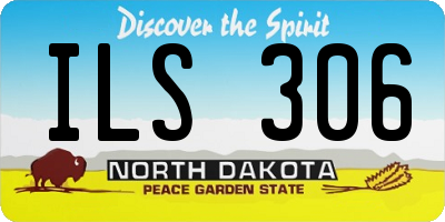 ND license plate ILS306