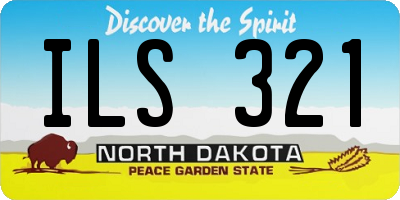 ND license plate ILS321