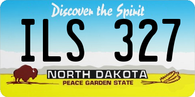 ND license plate ILS327