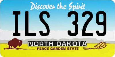 ND license plate ILS329