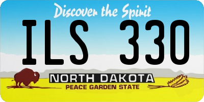ND license plate ILS330