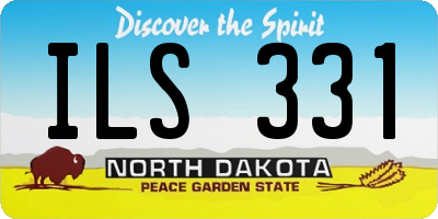 ND license plate ILS331