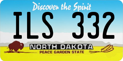 ND license plate ILS332