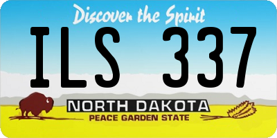 ND license plate ILS337