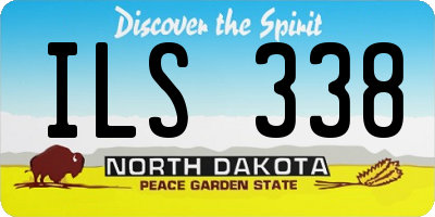 ND license plate ILS338