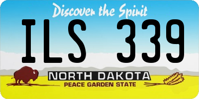 ND license plate ILS339