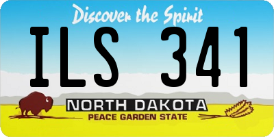 ND license plate ILS341